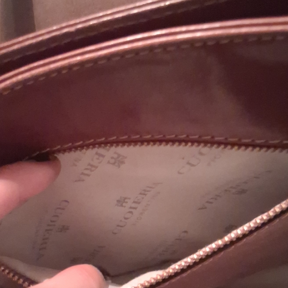 Cuoieria Fiorentina Clearence From $400 Brown Leather Messenger Bag - Picture 8 of 16